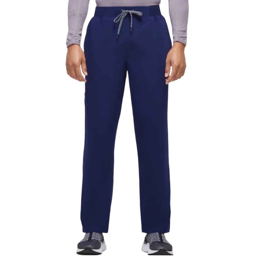Jaanuu Men's Solution 6-Pocket Scrub Pants‎  in Navy Blue Size 2X/XXL